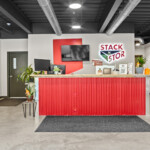 front desk in storage office at Stack-n-Stor in Saratoga Springs, NY